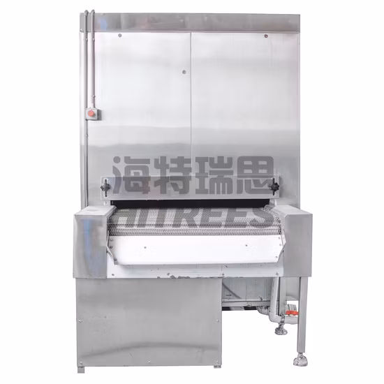 Hitrees fornece diretamente a correia individual da máquina de congelamento rápido Túnel IQF Freezer Túnel fluidizado Congelador rápido para frutas Legumes Frutos do mar Camarão Peixe