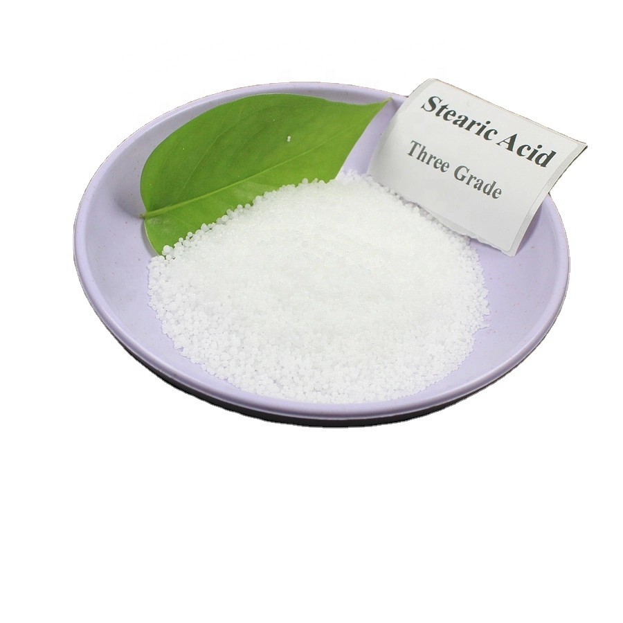 Basic Organic Chemicals White Powder Stearic Acid Triple Pressed Octadecanoic Acid